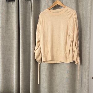 All Saints Cream Women's Sweatshirt